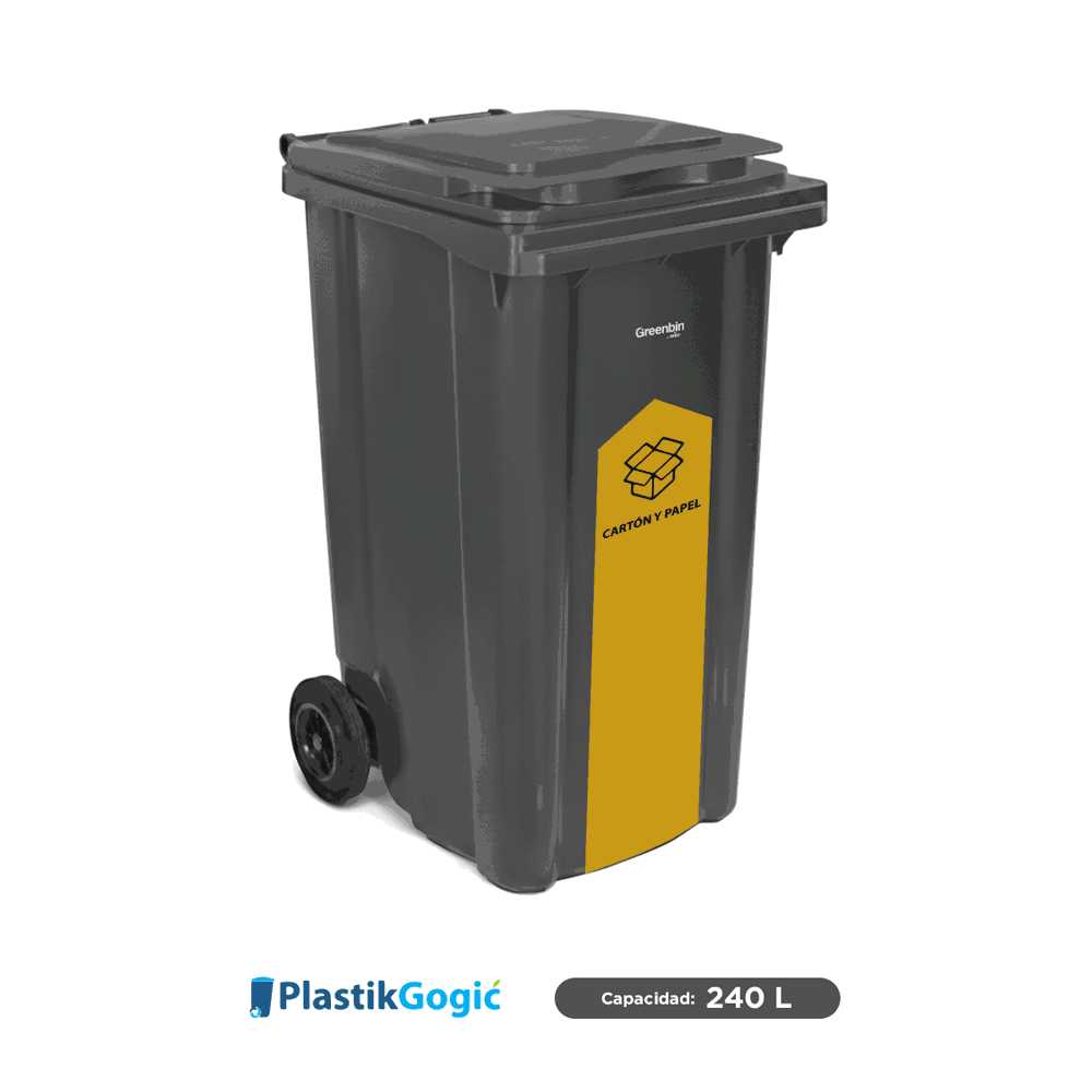 contenedor con 2 ruedas gubernamental 240 l plastik gogic gris vistas 001