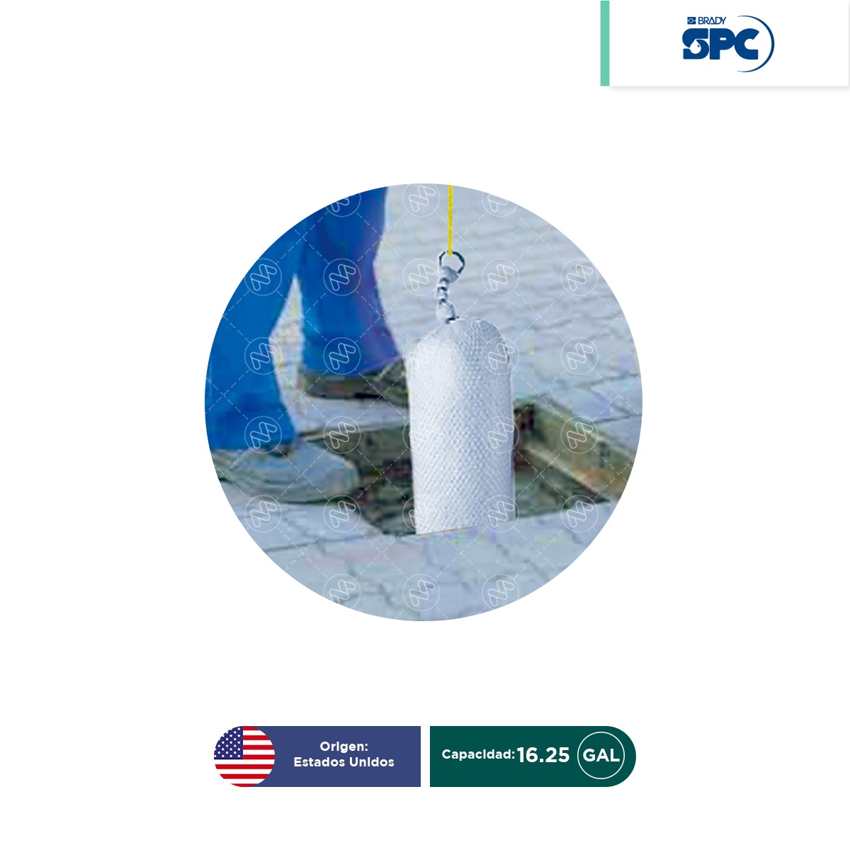 barrera absorbente env aceite 8 x 10 brady spc 003