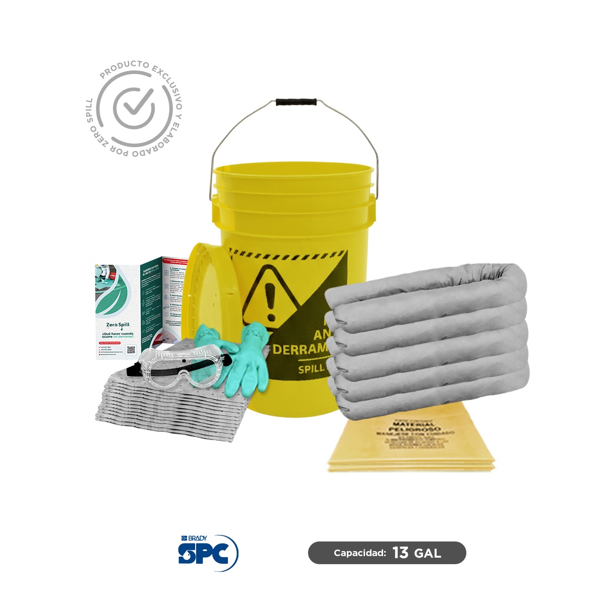 kit-antiderrames-cubeta-universal-no-quimicos-brady-spc-13-gal-001 kit antiderrames cubeta universal no quimicos brady spc 13 gal 001