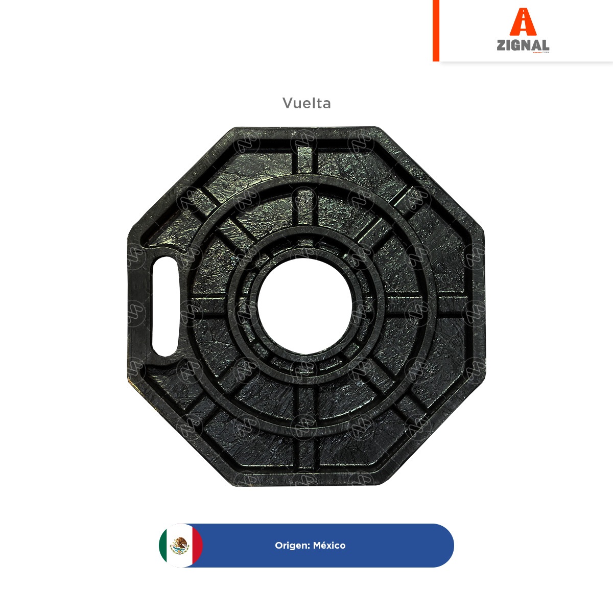 base para poste alineador vial zignal 002