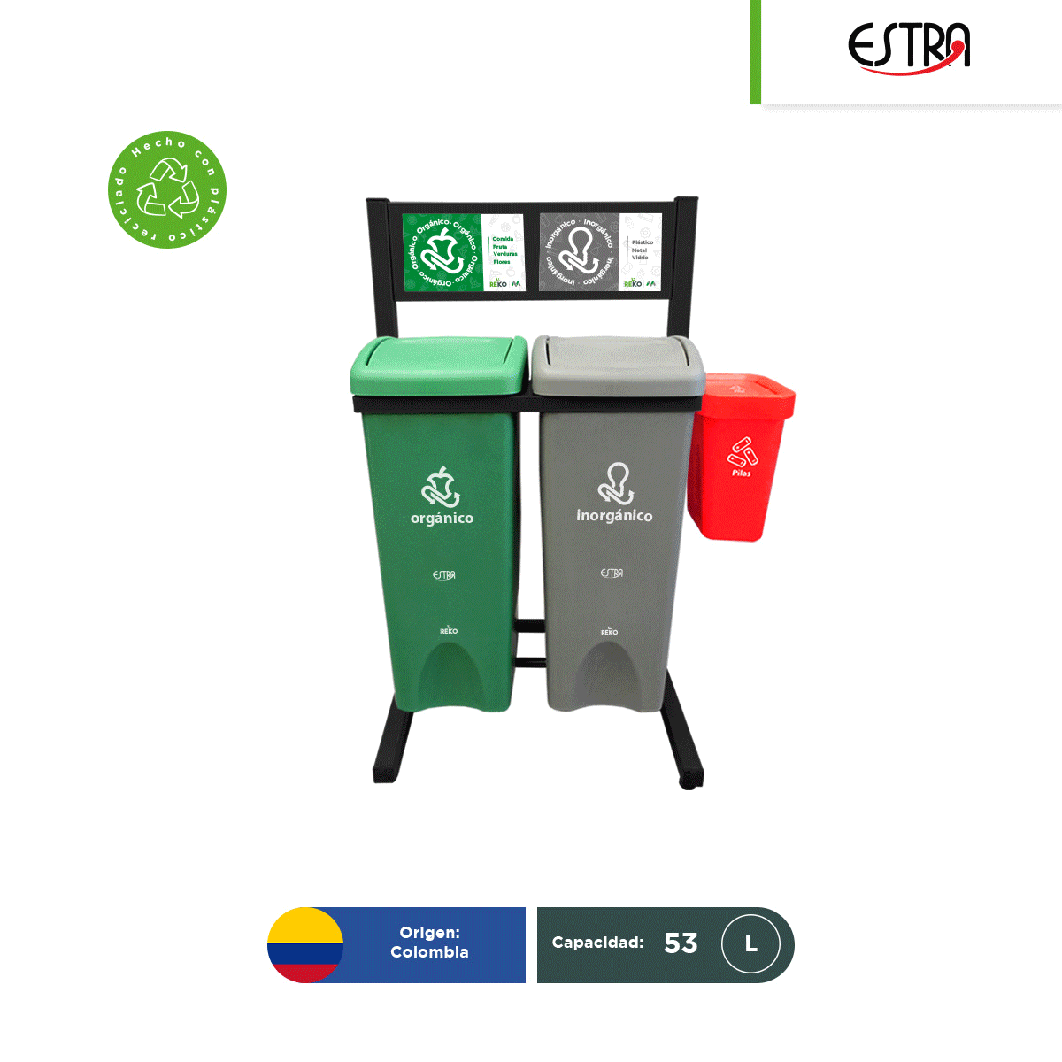 estacion ecologica con base l 2 a 5 divisiones estra mr tapa vaiven 53 l pilas vistas 001