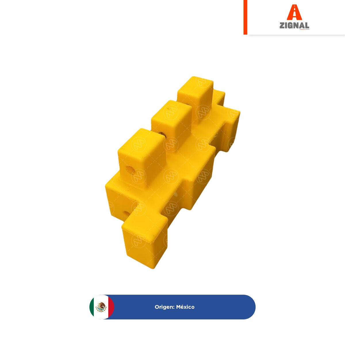 inserto para protector de columna zignal amarillo 001