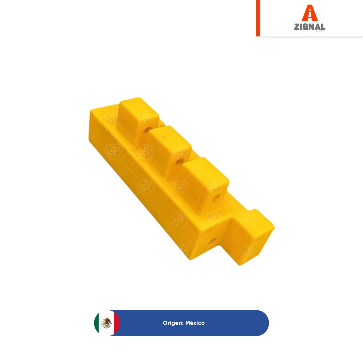 inserto para protector de columna zignal amarillo 003