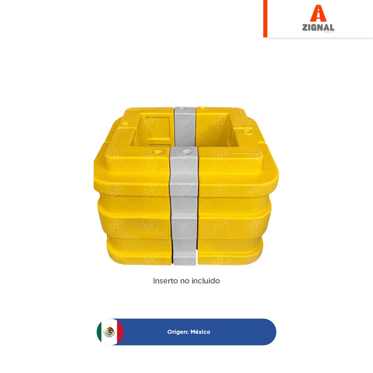 protector de columna zignal amarillo 002