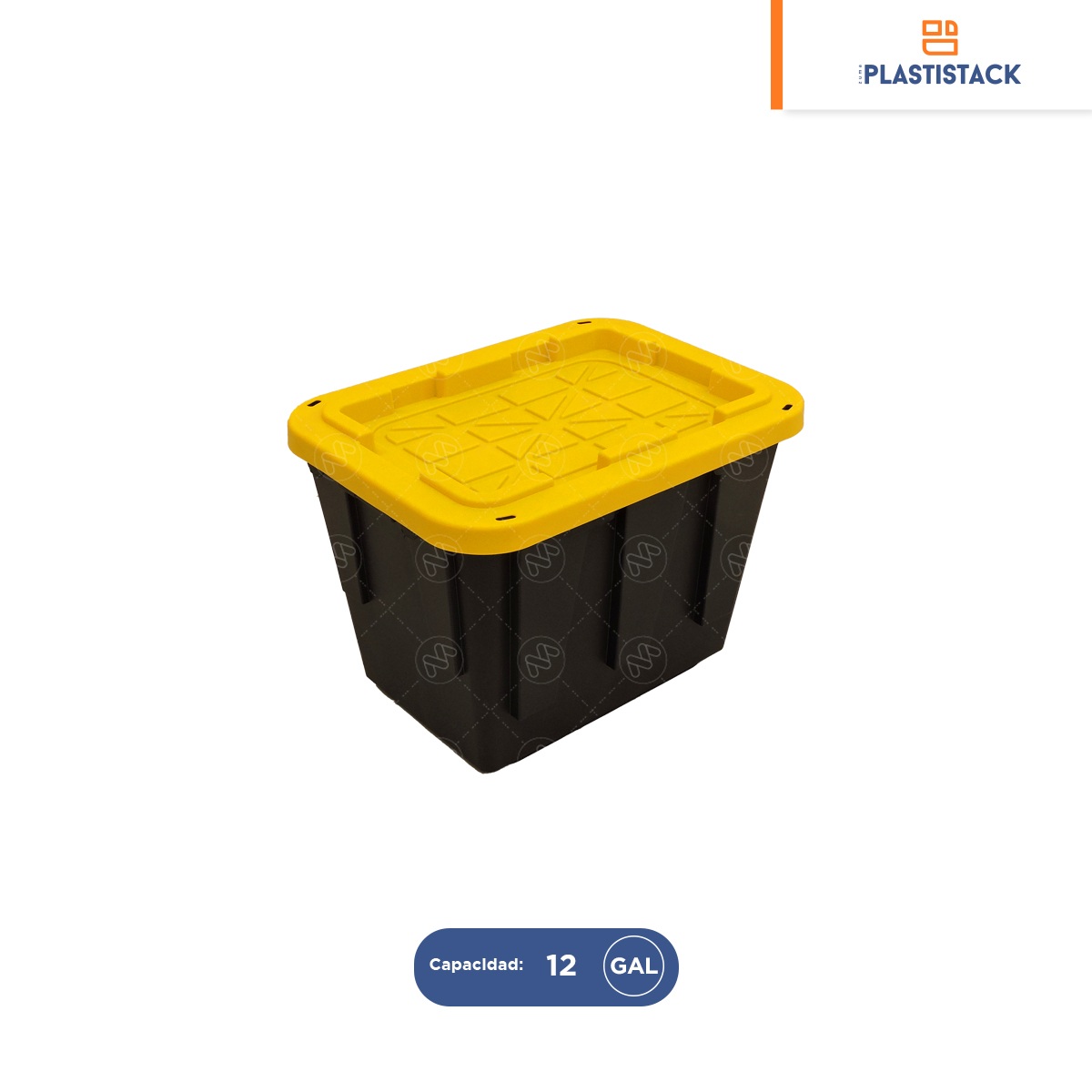 caja de plastico multiusos plastistack 12 gal 001