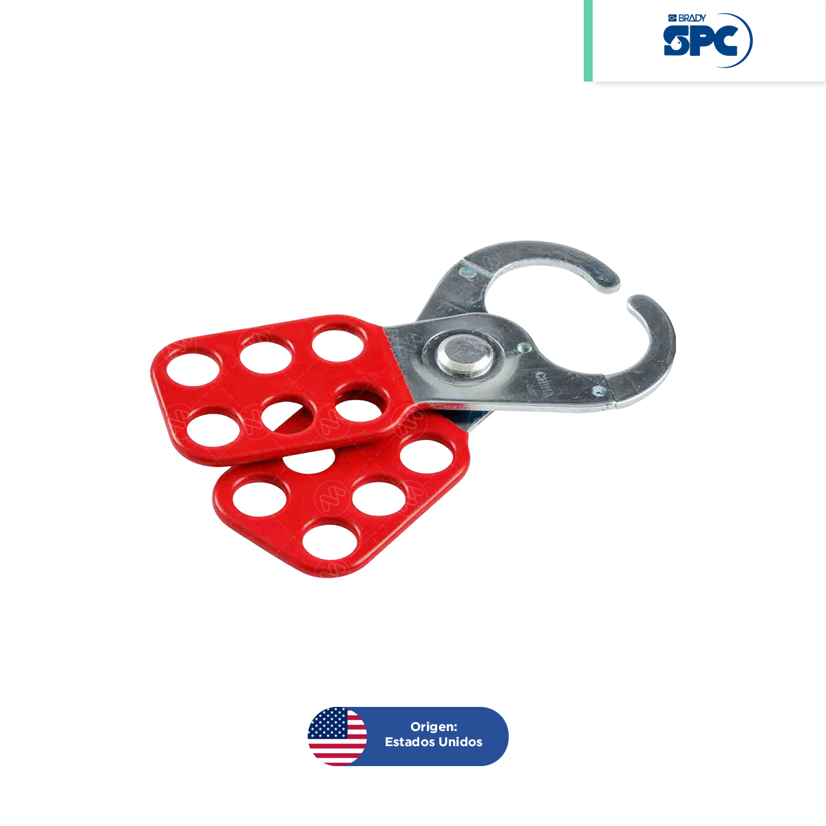 cerrojos de acero para bloqueo grupal brady spc acero rojo 001