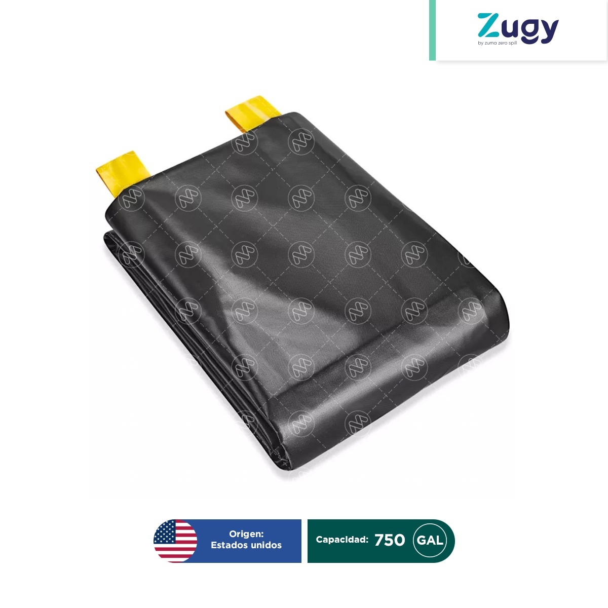 berma plegable para derrames con soporte zugy 750 gal 002