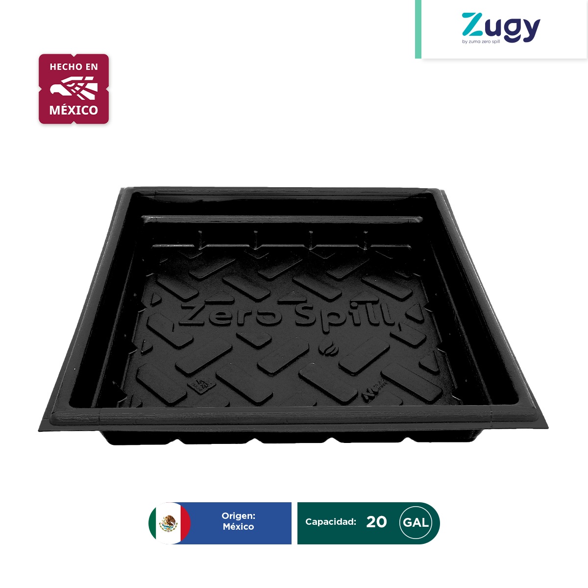 charola para derrames zugy 20 gal 001