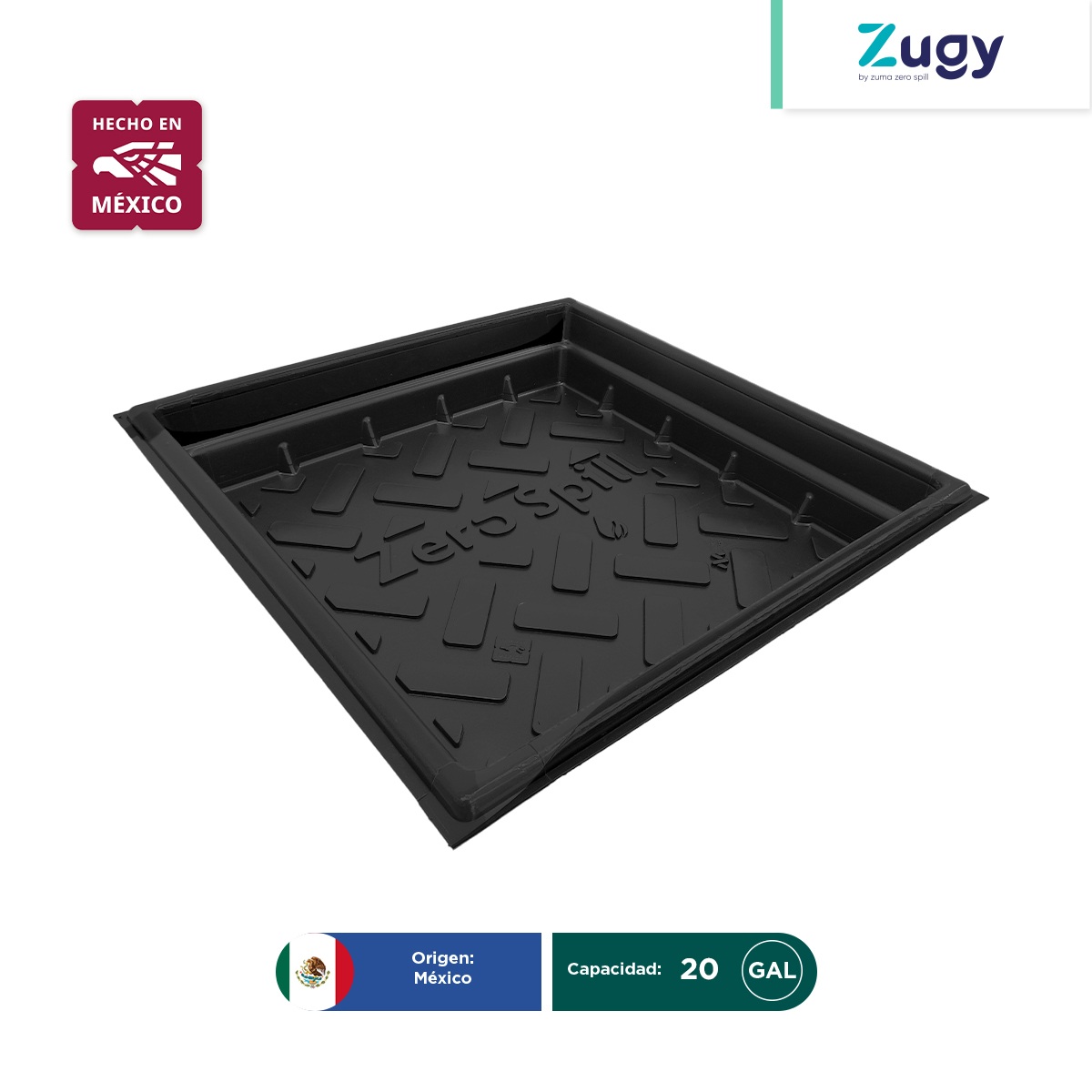 charola para derrames zugy 20 gal 002