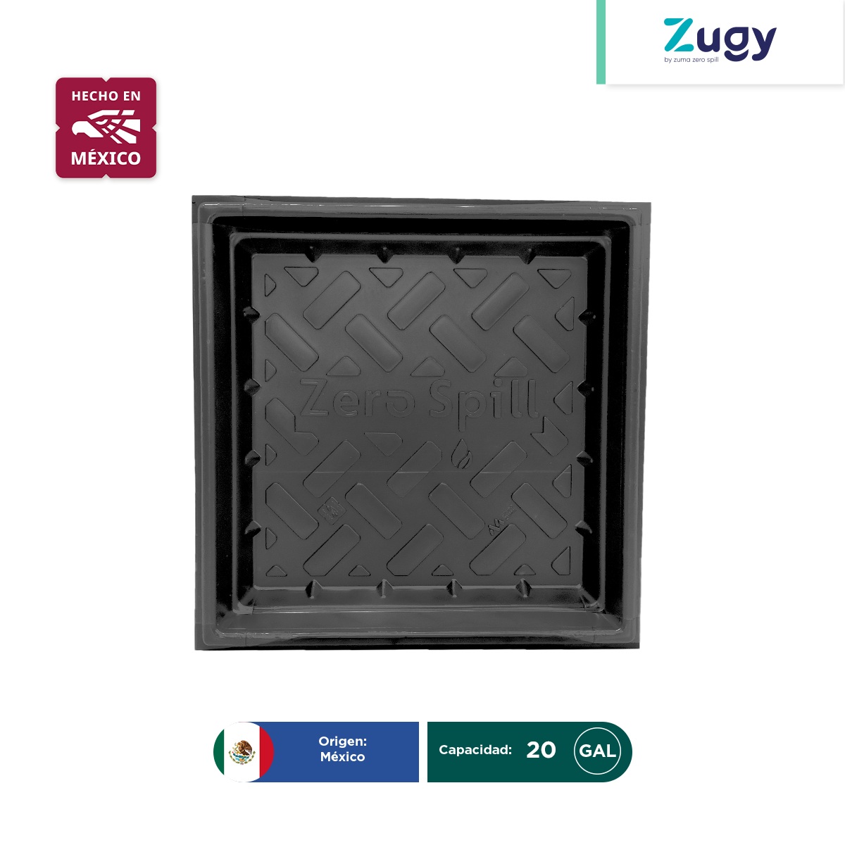 charola para derrames zugy 20 gal 003