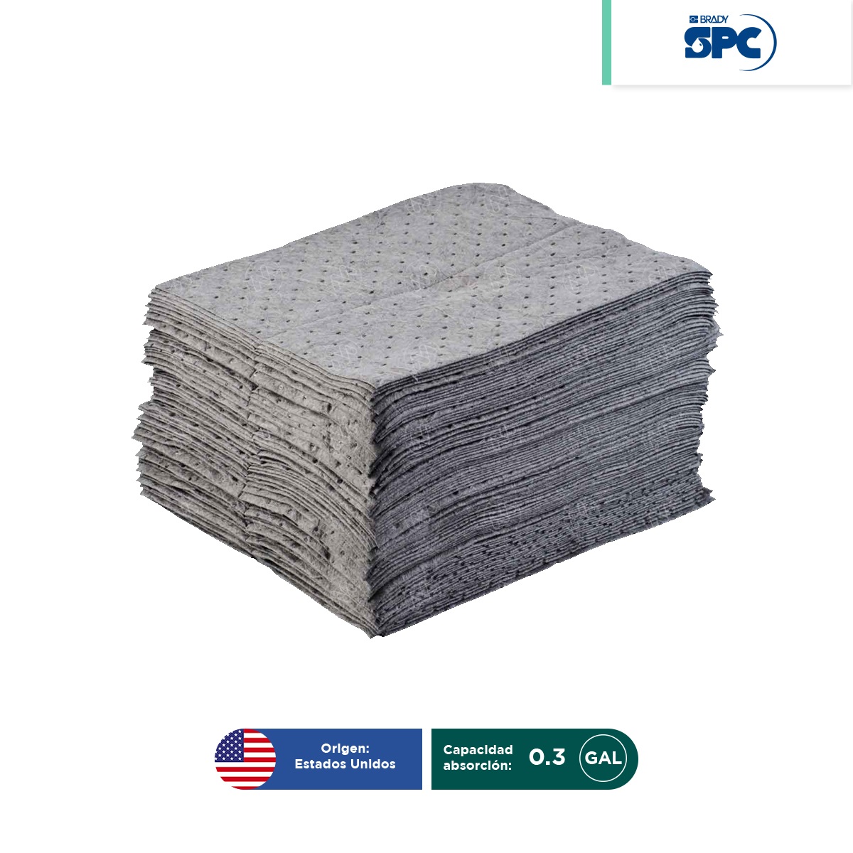 toalla tapete absorbente universal basic brady spc 001