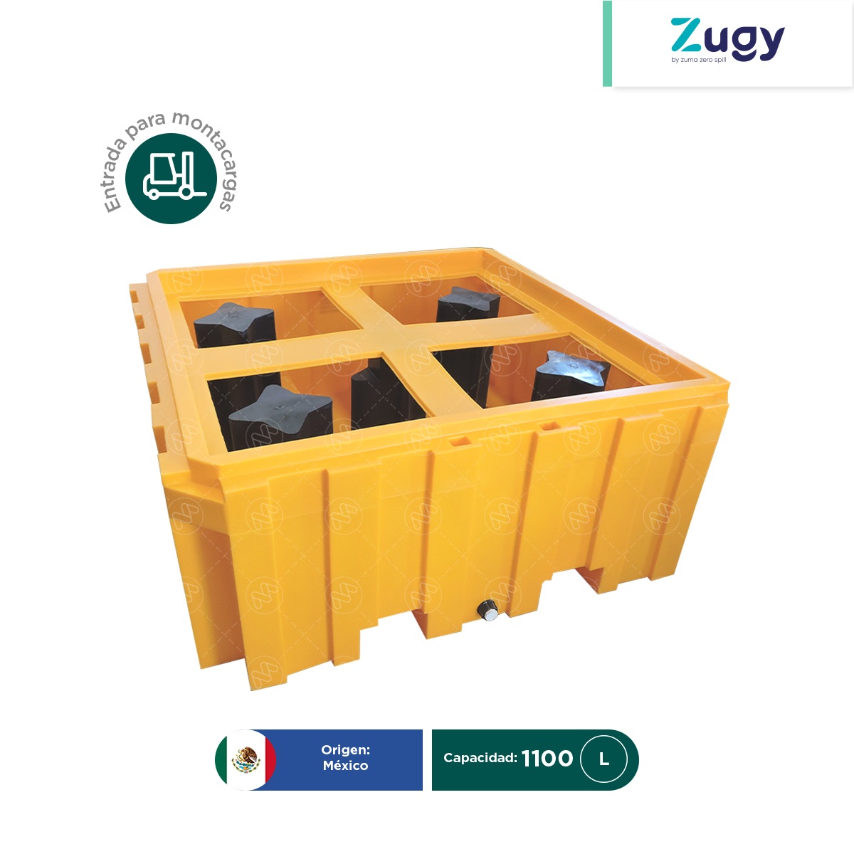 plataforma antiderrames para tote zugy 1100 l 003