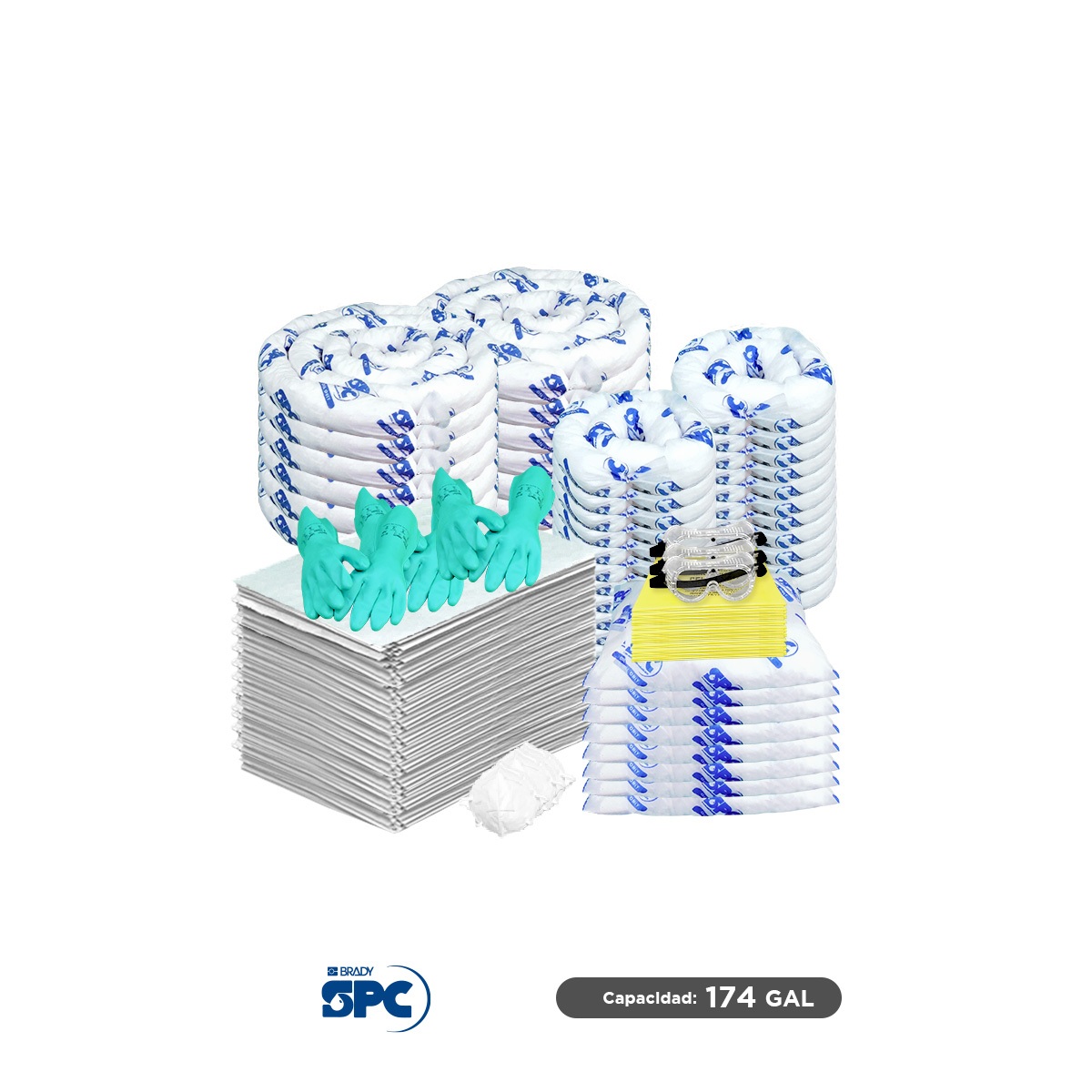 repuesto carro antiderrames aceite brady spc 174 gal 001