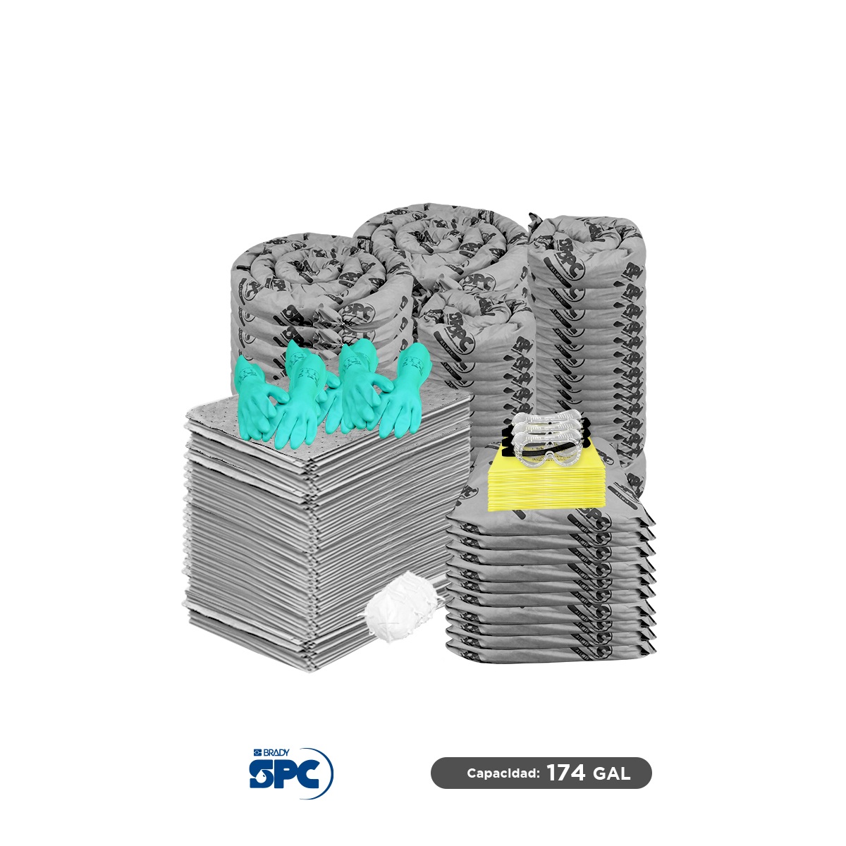 repuesto carro antiderrames universal brady spc 174 gal 001
